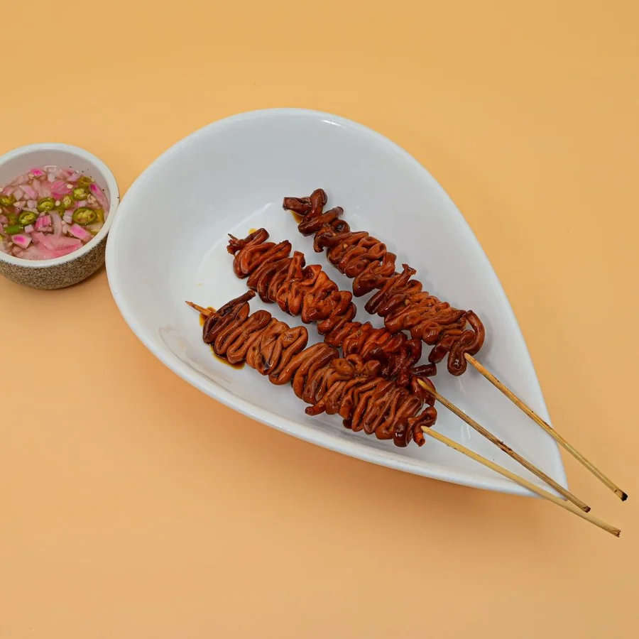 Chicken Isaw at Kambingan by Hideout
