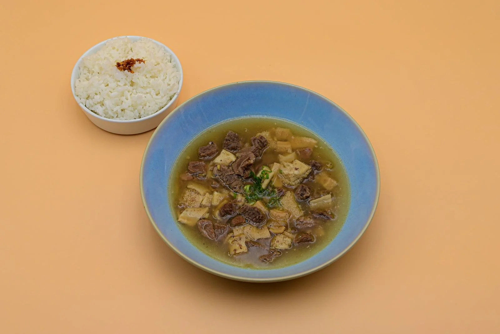 Papaitan Kambing with Rice at Kambingan by Hideout